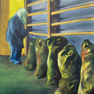 Krásná Mardžána, 50x40, olej