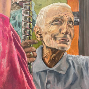 Gruzínská lanovka, 70x50, olej