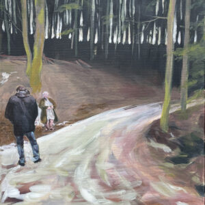 Lesní panna, 50x40, akryl