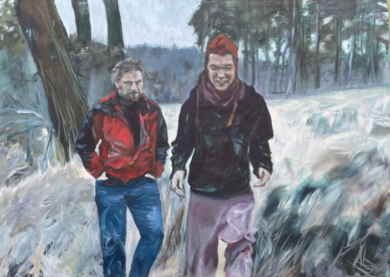 Král Ječmínek, 50x70, olej
