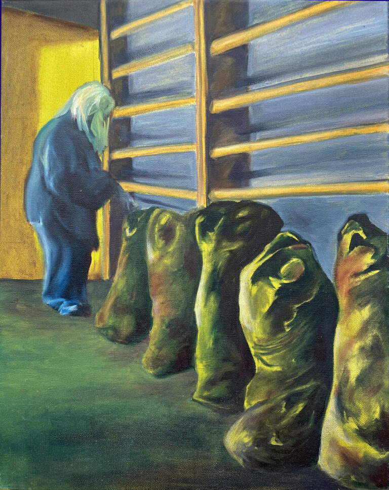 Krásná Mardžána, 50x40, olej