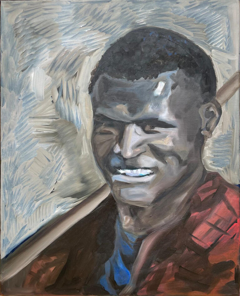 Masaj 2020-2024, 50x40, olej