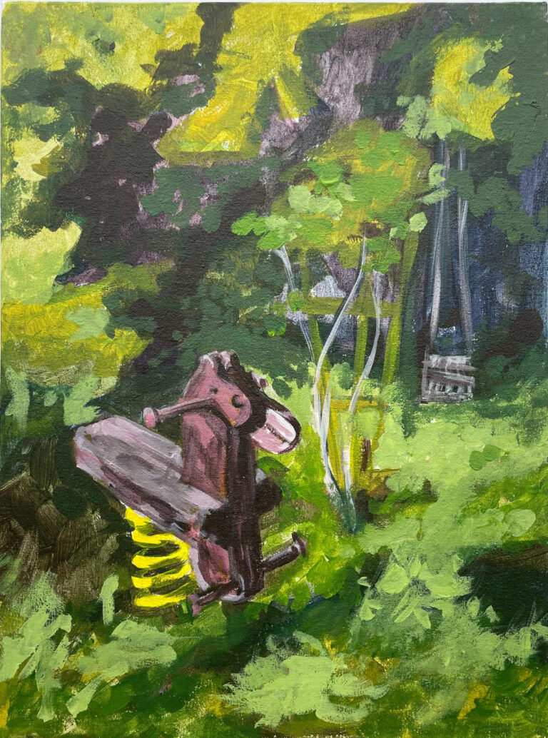 Pérák, 40x30, akryl