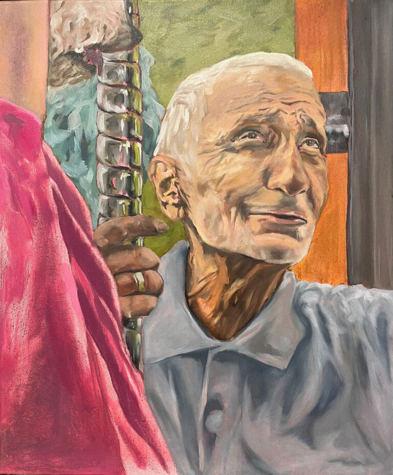 Gruzínská lanovka, 70x50, olej