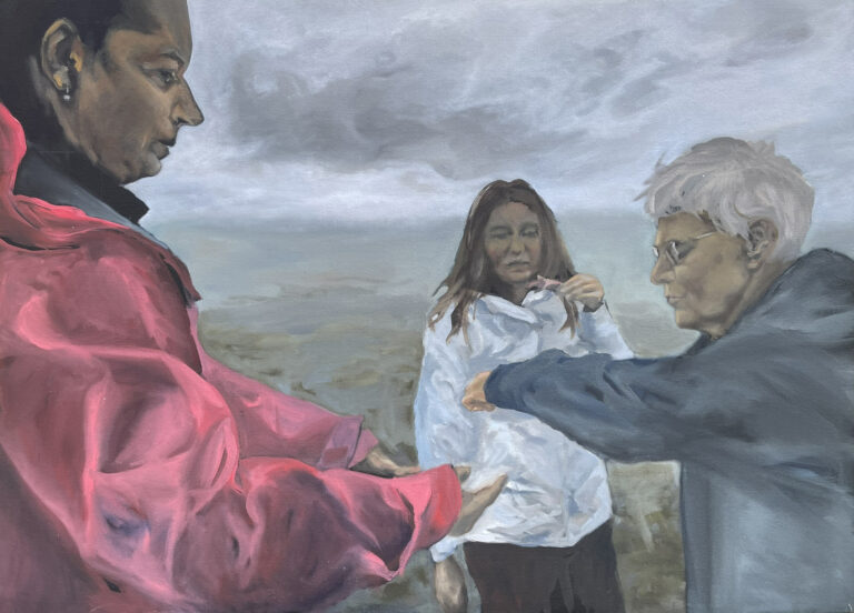 Rituál, 50x70, olej