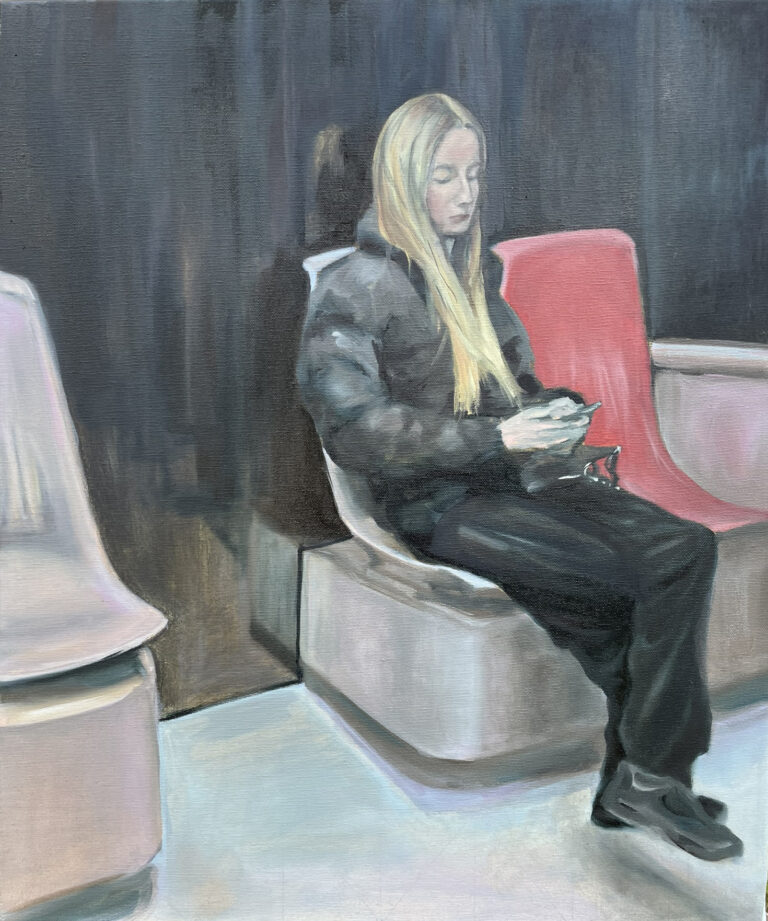 Umělá inteligence, 60x50, olej