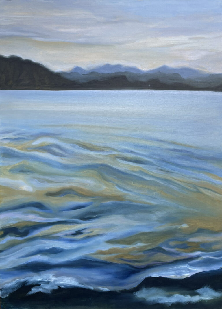 Země na obzoru, 70x50, olej