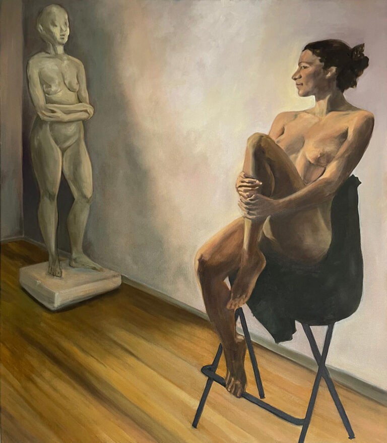 Dialog 105x85, olej, 2026