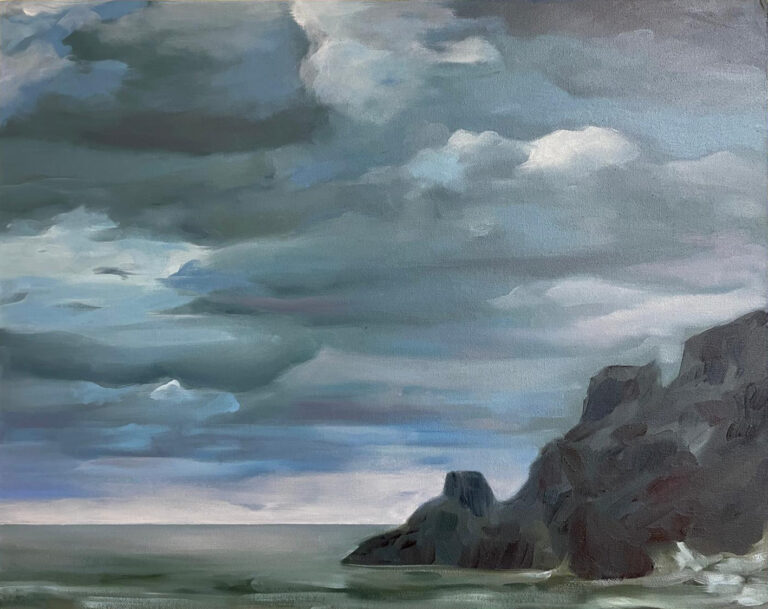 Kasumuku Hitoichi 40x50, olej 2026