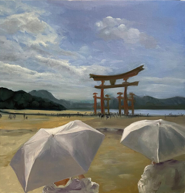 Ostrov čistoty, 50x50, olej, 2026